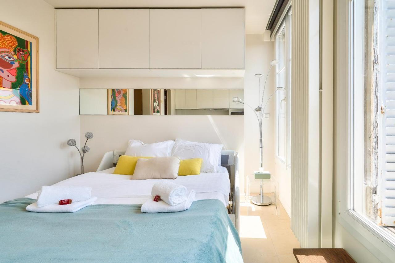 Designed Studio With Ac-Terrasse Vue Tour Eiffel Paris Exterior foto